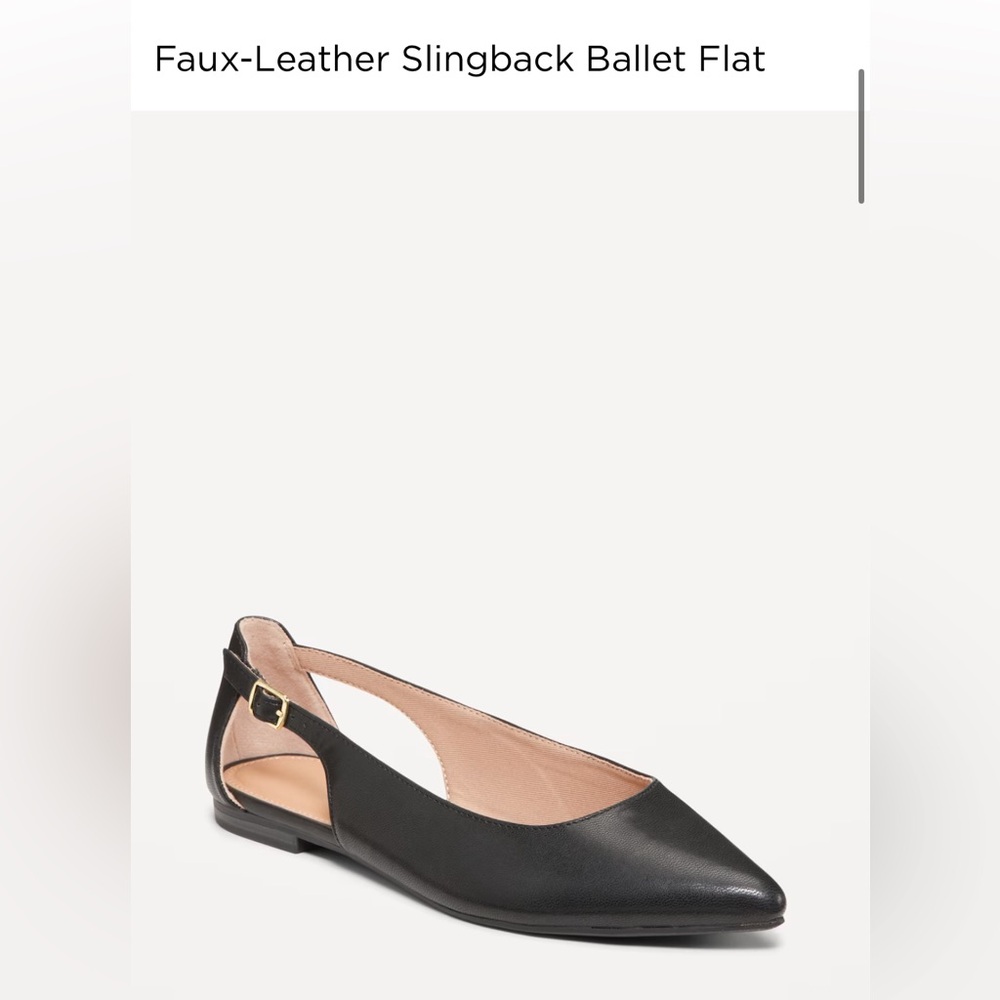 Sling back ballet flats